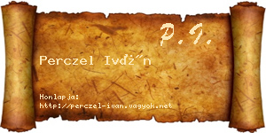 Perczel Iván névjegykártya